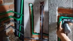 Lắp đường ống nước âm tường trong nhà